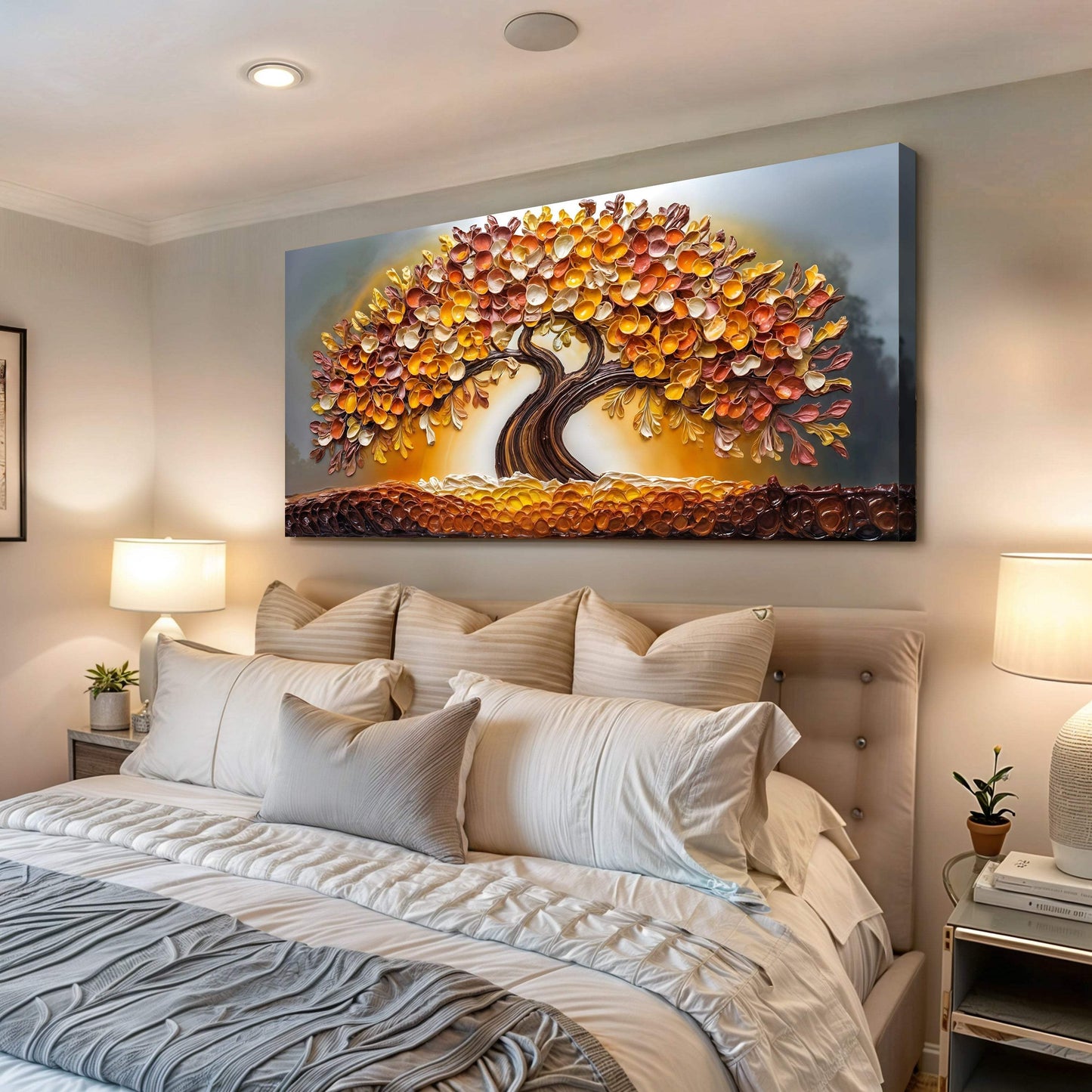 Golden Autumn Wall Art - Tailored Canvases - Flyclothing LLC