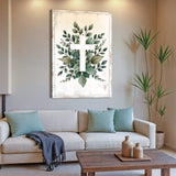 Minimalist Cross Faith Wall Art II - Tailored Canvases - Flyclothing LLC