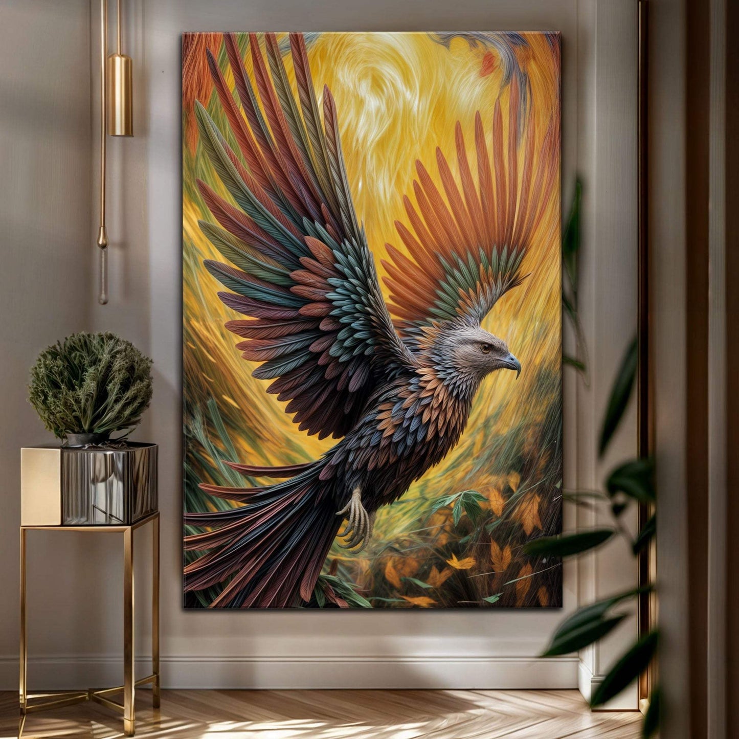 Flight Of Fancy Bird Wall Art - Tailored Canvases - Flyclothing LLC