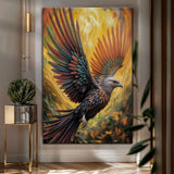 Flight Of Fancy Bird Wall Art - Tailored Canvases - Flyclothing LLC