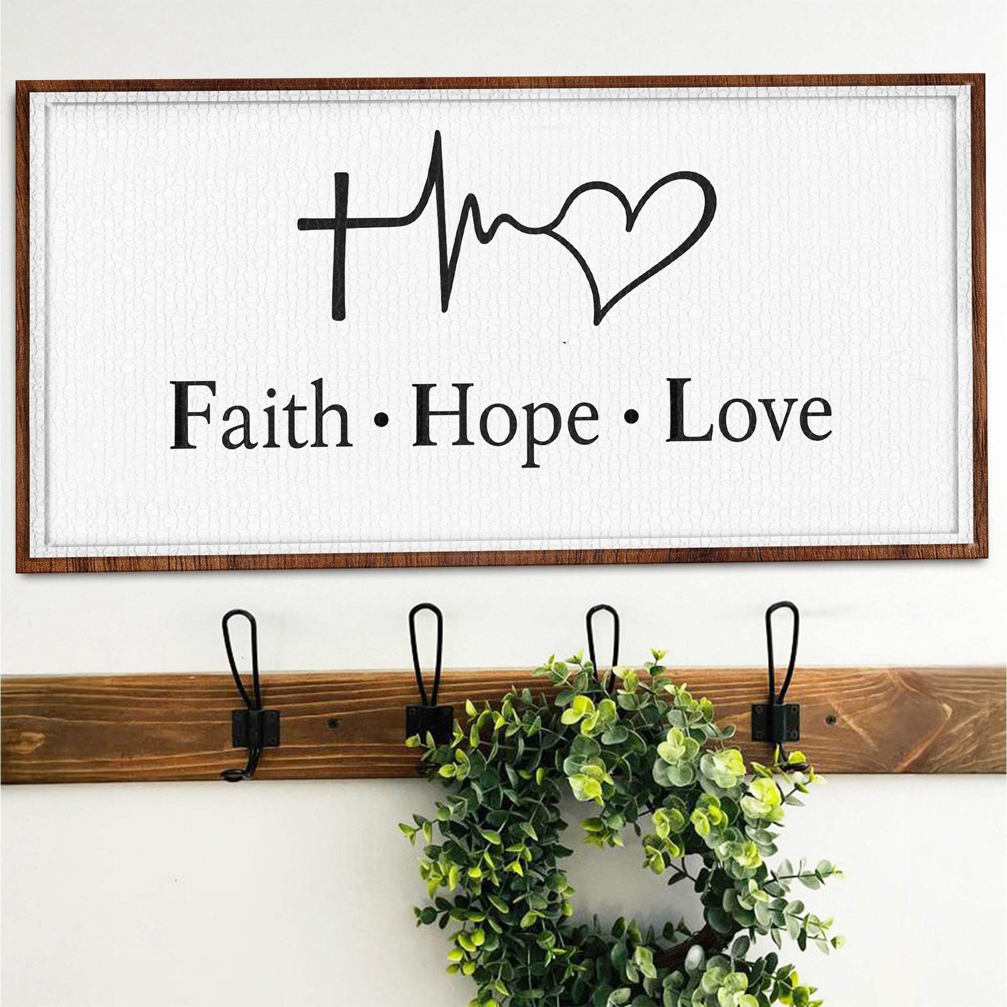 Faith, Hope, Love Faith Wall Art - Tailored Canvases - Flyclothing LLC