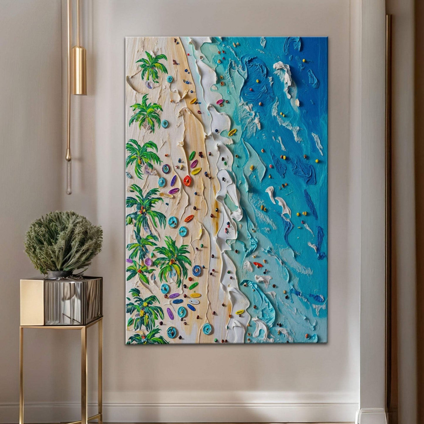 Beach Days Wall Art - Tailored Canvases - Flyclothing LLC