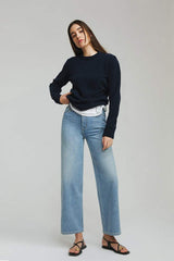 The Cityer Crop Wide Jeans HJ009 - Hey Joanie - Flyclothing LLC