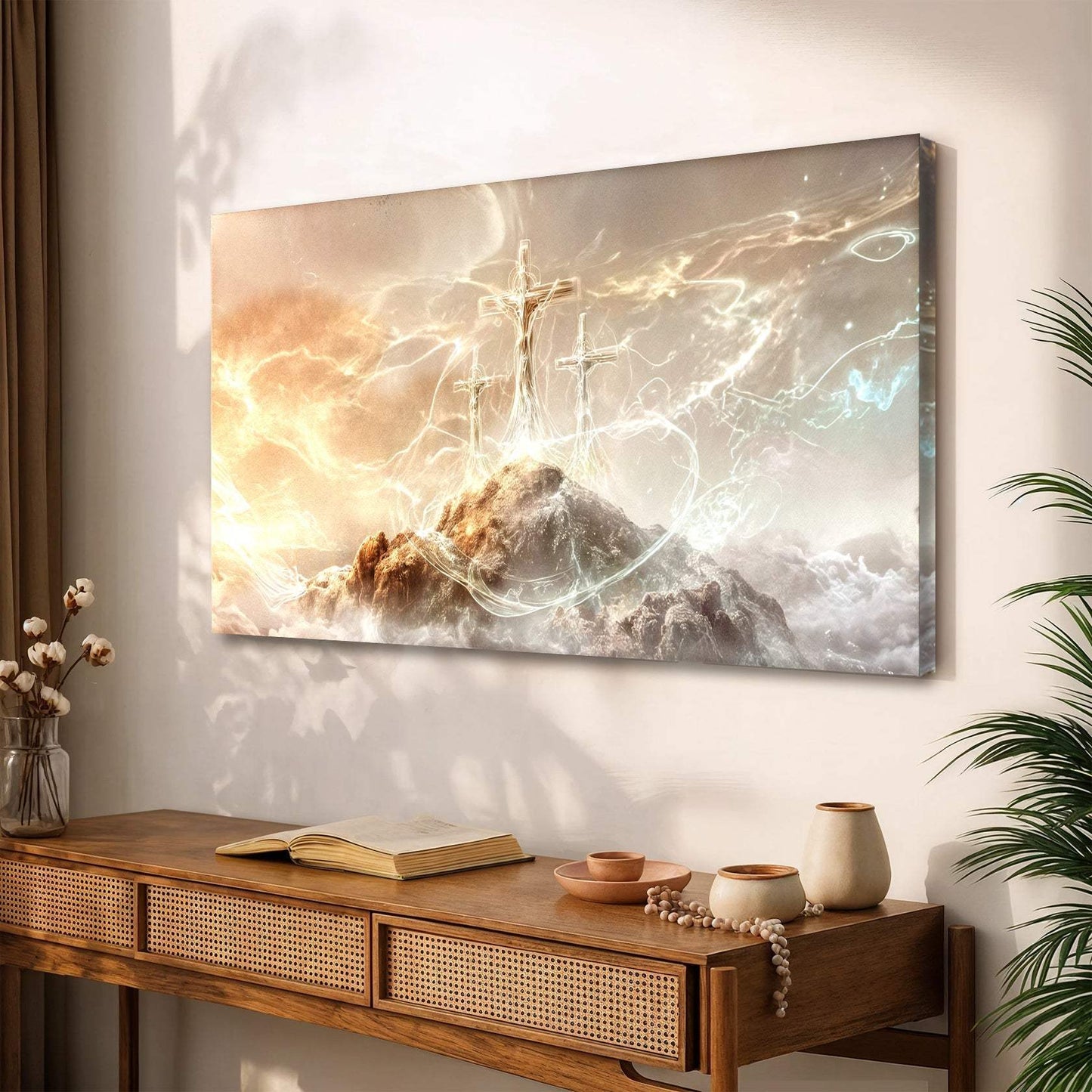 He Is Risen Faith Wall Art - Tailored Canvases - Flyclothing LLC