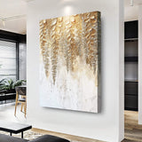 Golden Wisteria Wall Art - Tailored Canvases - Flyclothing LLC