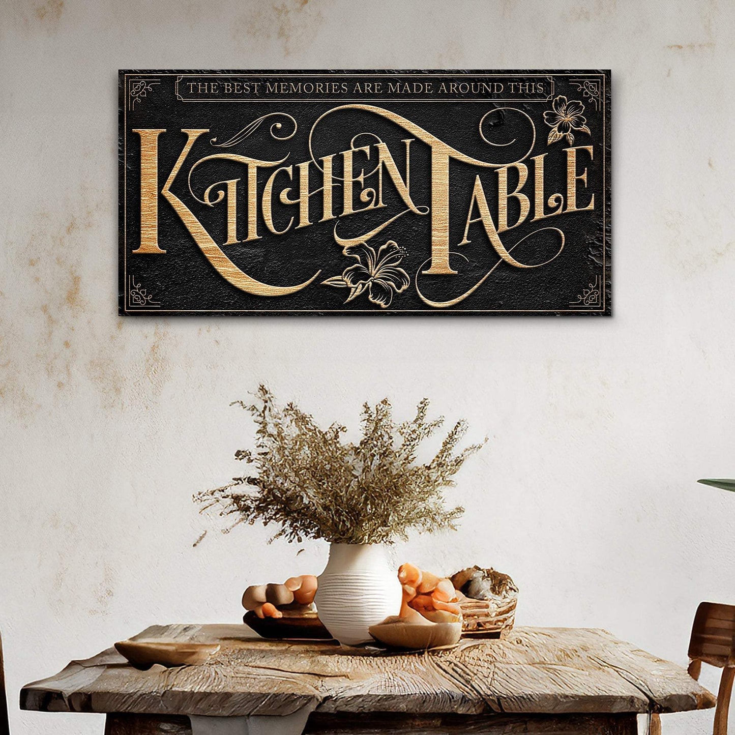 Kitchen Table Sign - Tailored Canvases - Flyclothing LLC