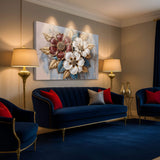 Floral Symphony Wall Art II - Tailored Canvases - Flyclothing LLC