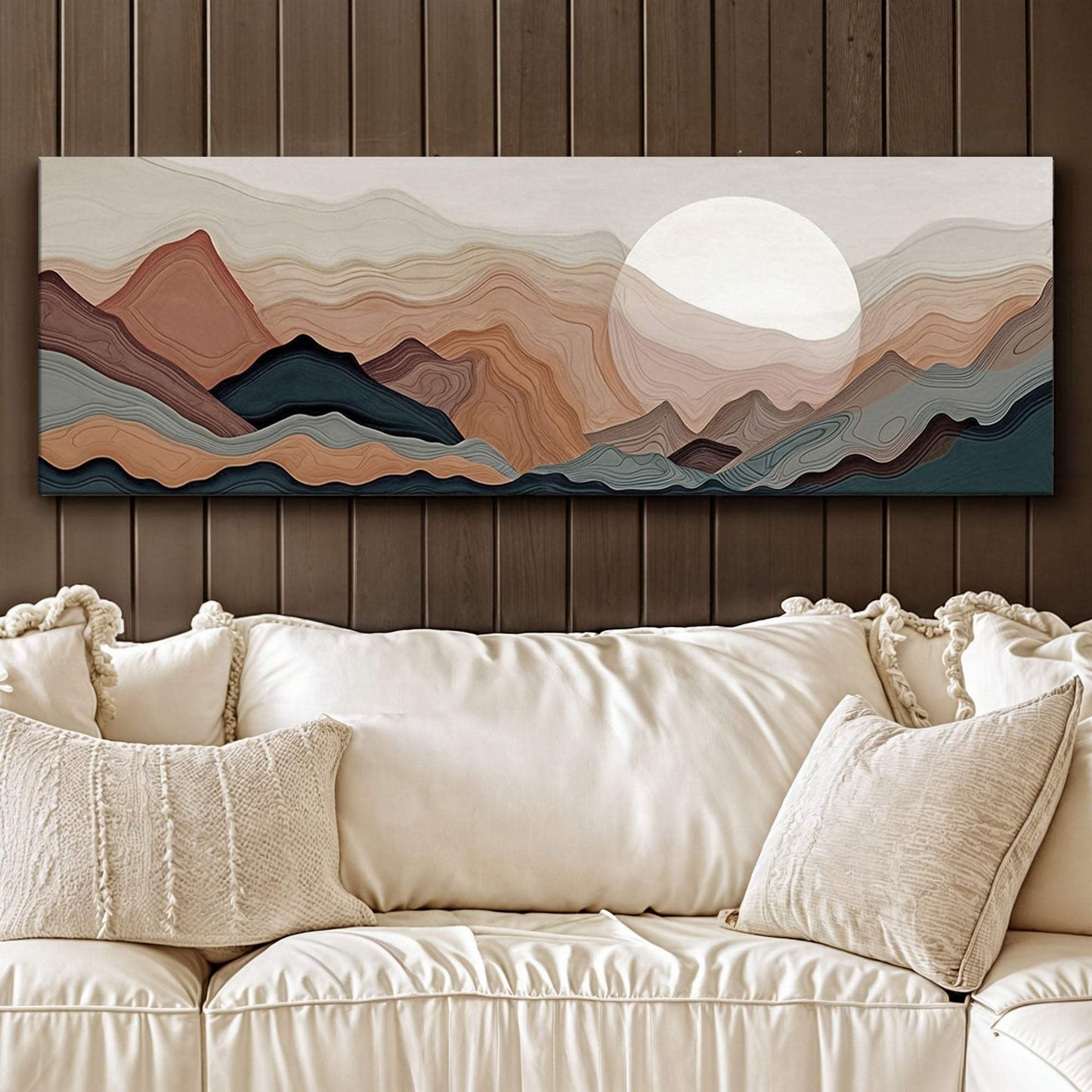 Abstract Mountains Landscape Wall Art - Tailored Canvases - Flyclothing LLC
