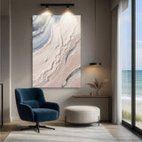 Minimalist Waves Wall Art III - Tailored Canvases - Flyclothing LLC
