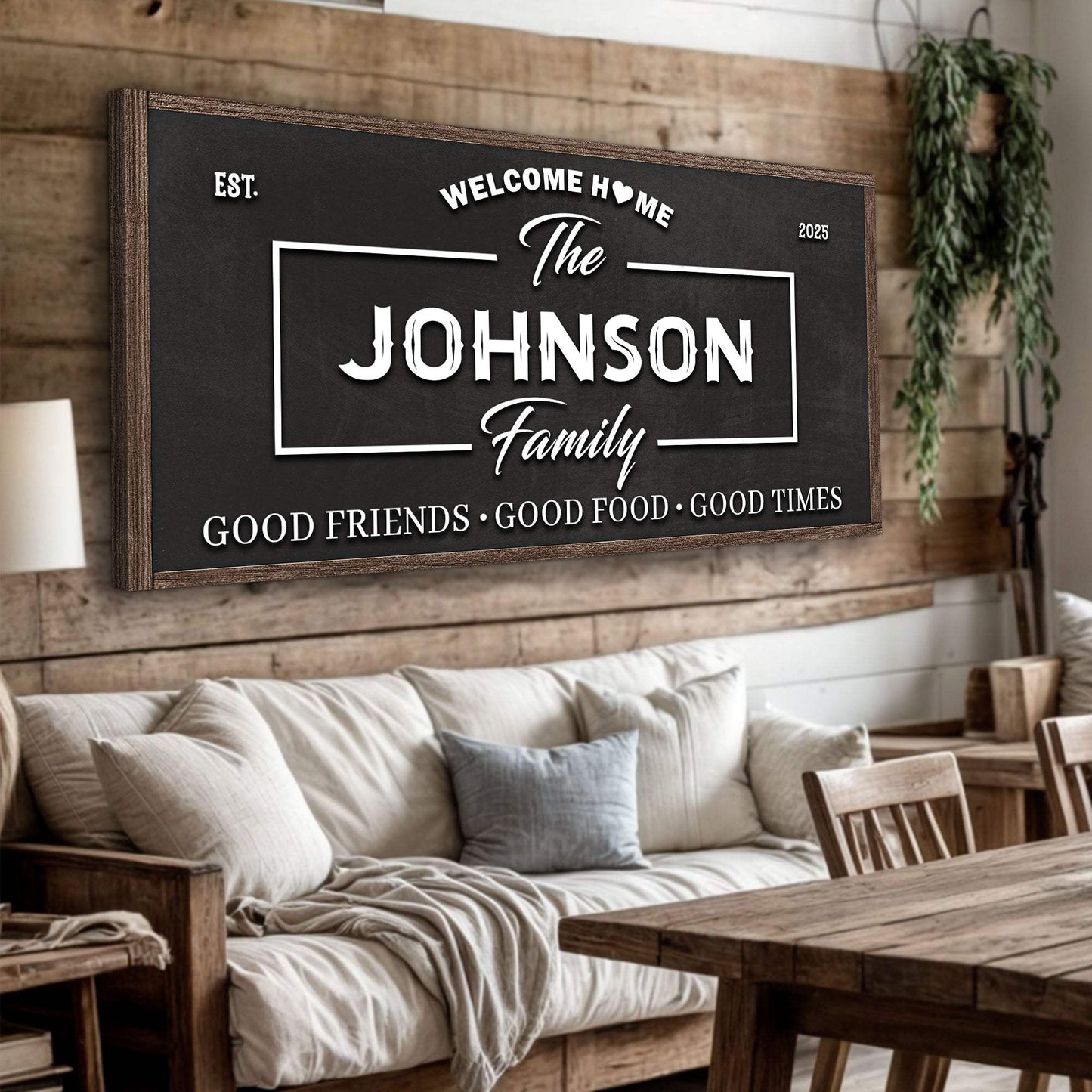Welcome Home Wall Sign - Tailored Canvases - Flyclothing LLC