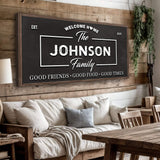 Welcome Home Wall Sign - Tailored Canvases - Flyclothing LLC