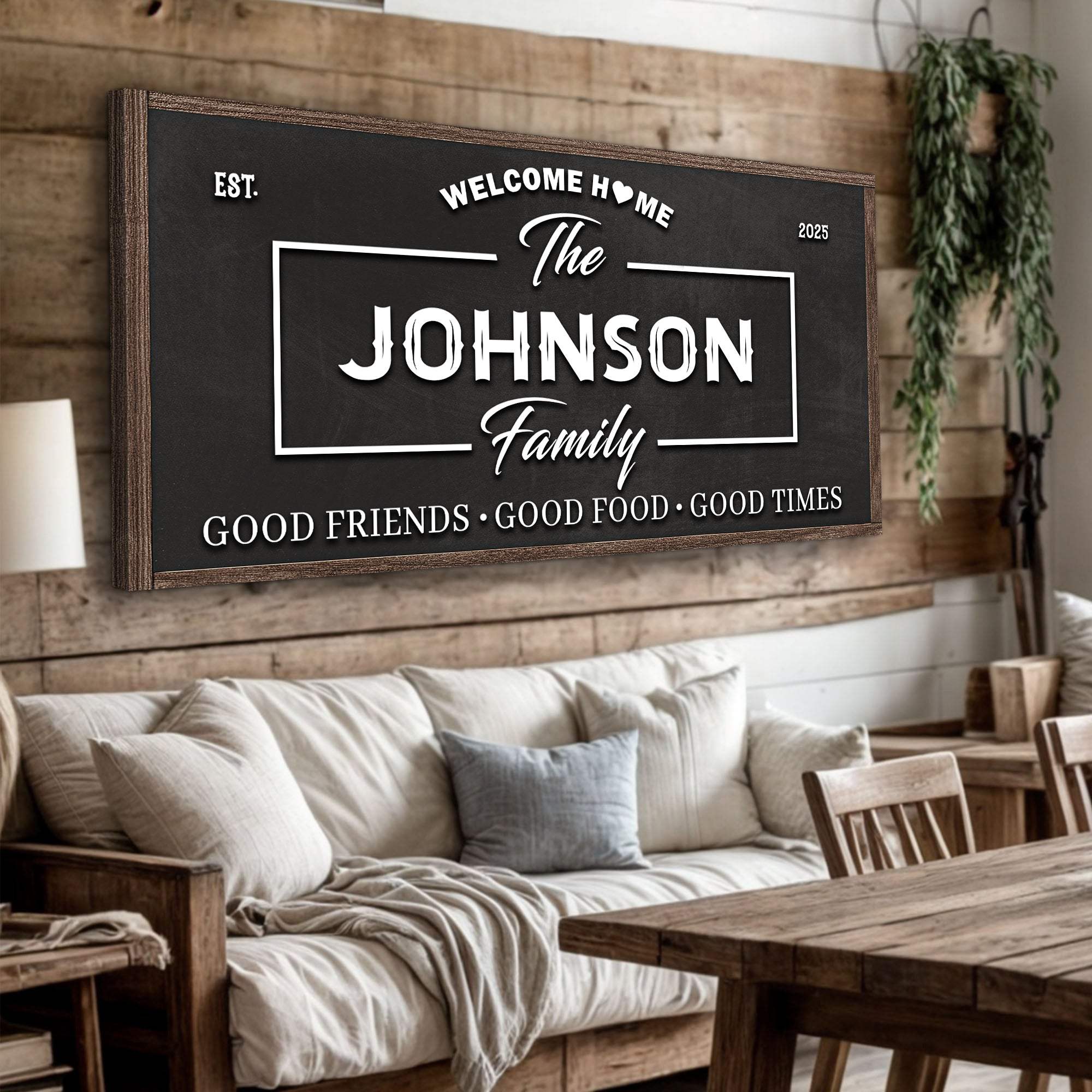 Welcome Home Wall Sign - Tailored Canvases - Flyclothing LLC