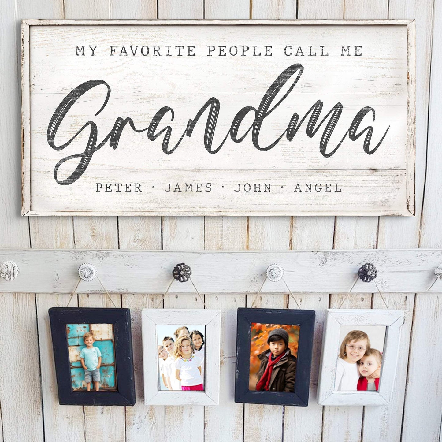 My Favorite People Call Me Grandma Sign II - Tailored Canvases - Flyclothing LLC
