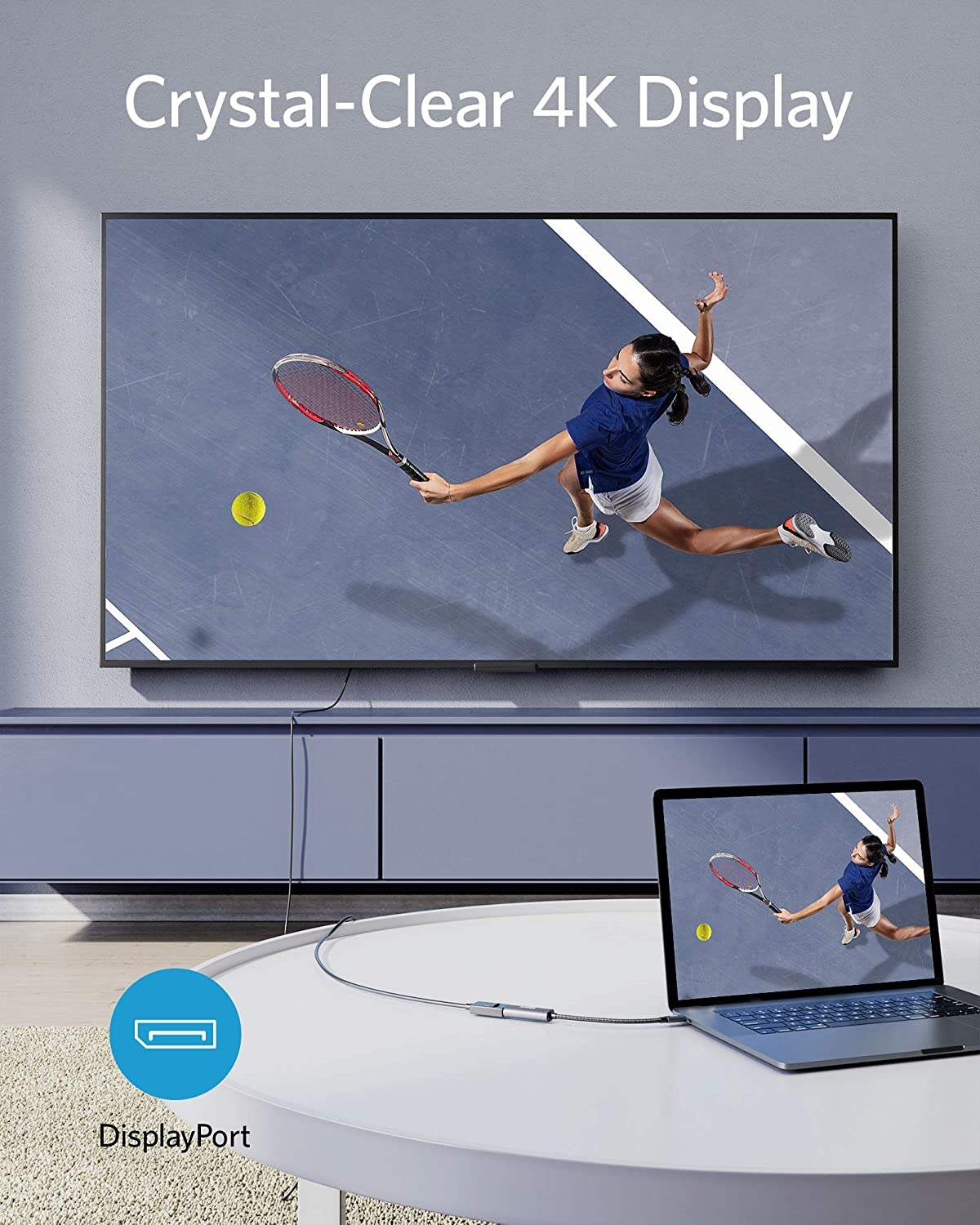 Anker <b>PowerExpand</b> USB-C to DisplayPort Adapter - Anker - Flyclothing LLC
