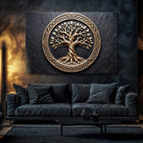 3D Celtic Tree of Life Wall Art V - Tailored Canvases - Flyclothing LLC