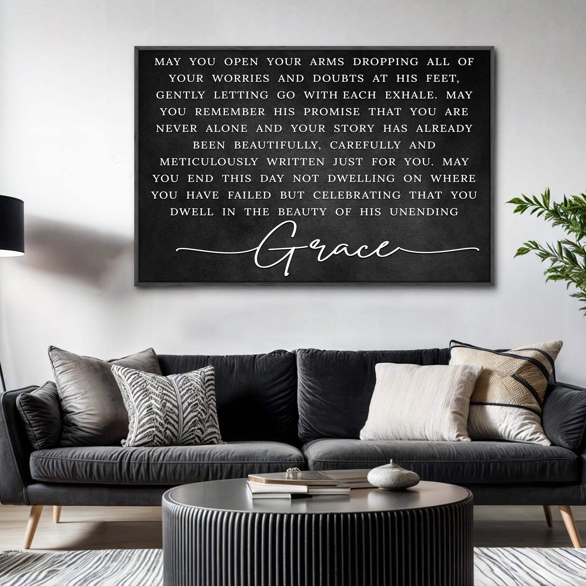 Unending Grace Faith Sign - Tailored Canvases - Flyclothing LLC