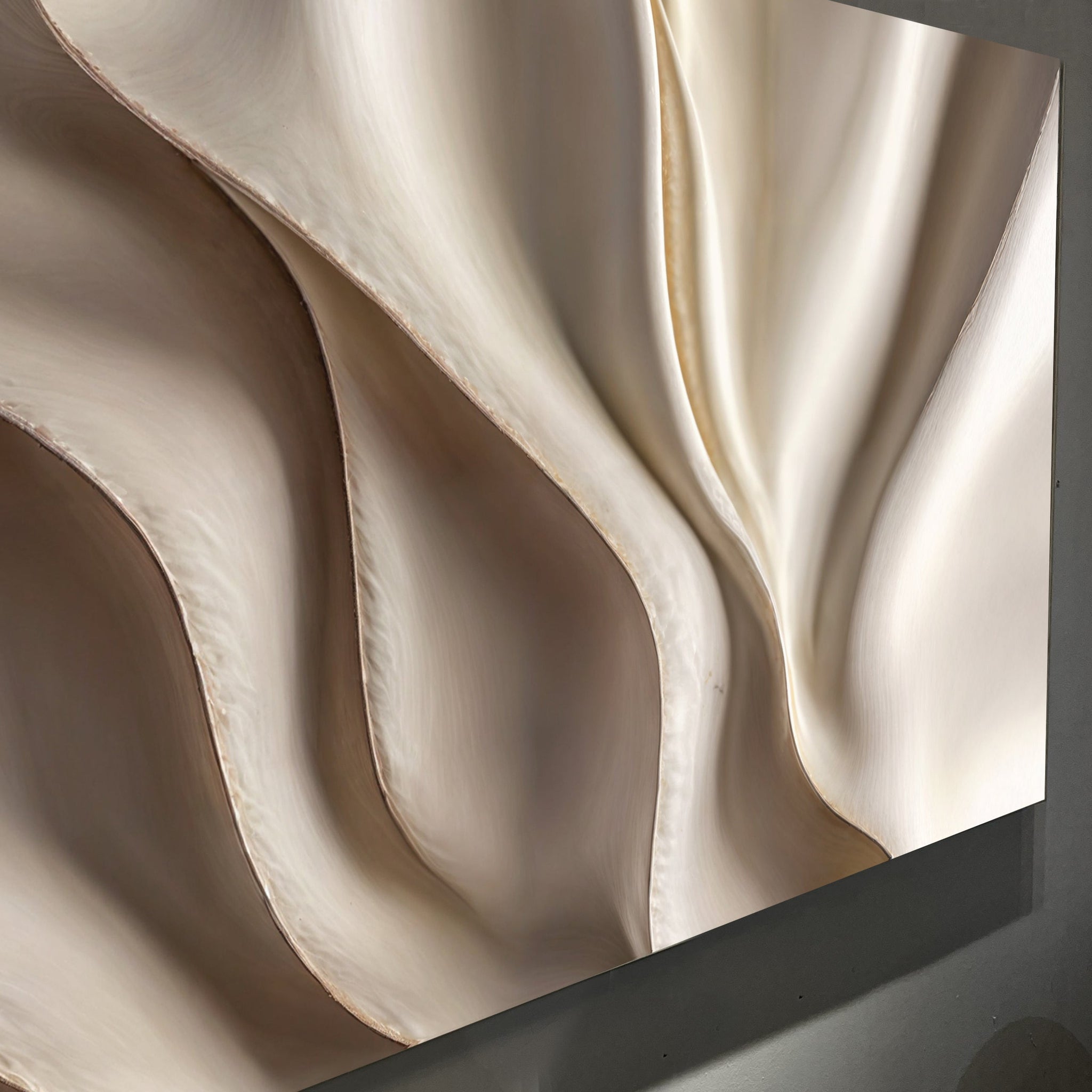 Beige Minimalist Wall Art V - Tailored Canvases - Flyclothing LLC