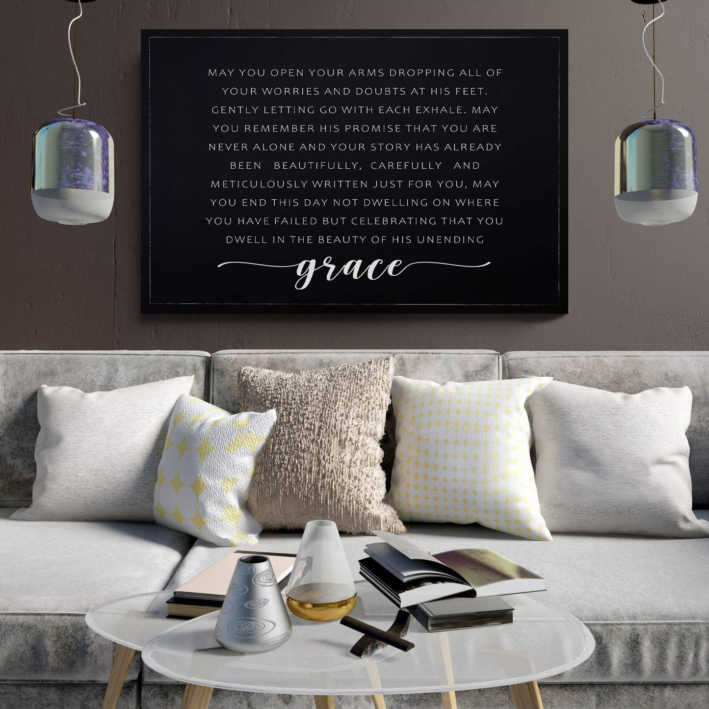 Unending Grace Faith Sign II - Tailored Canvases - Flyclothing LLC