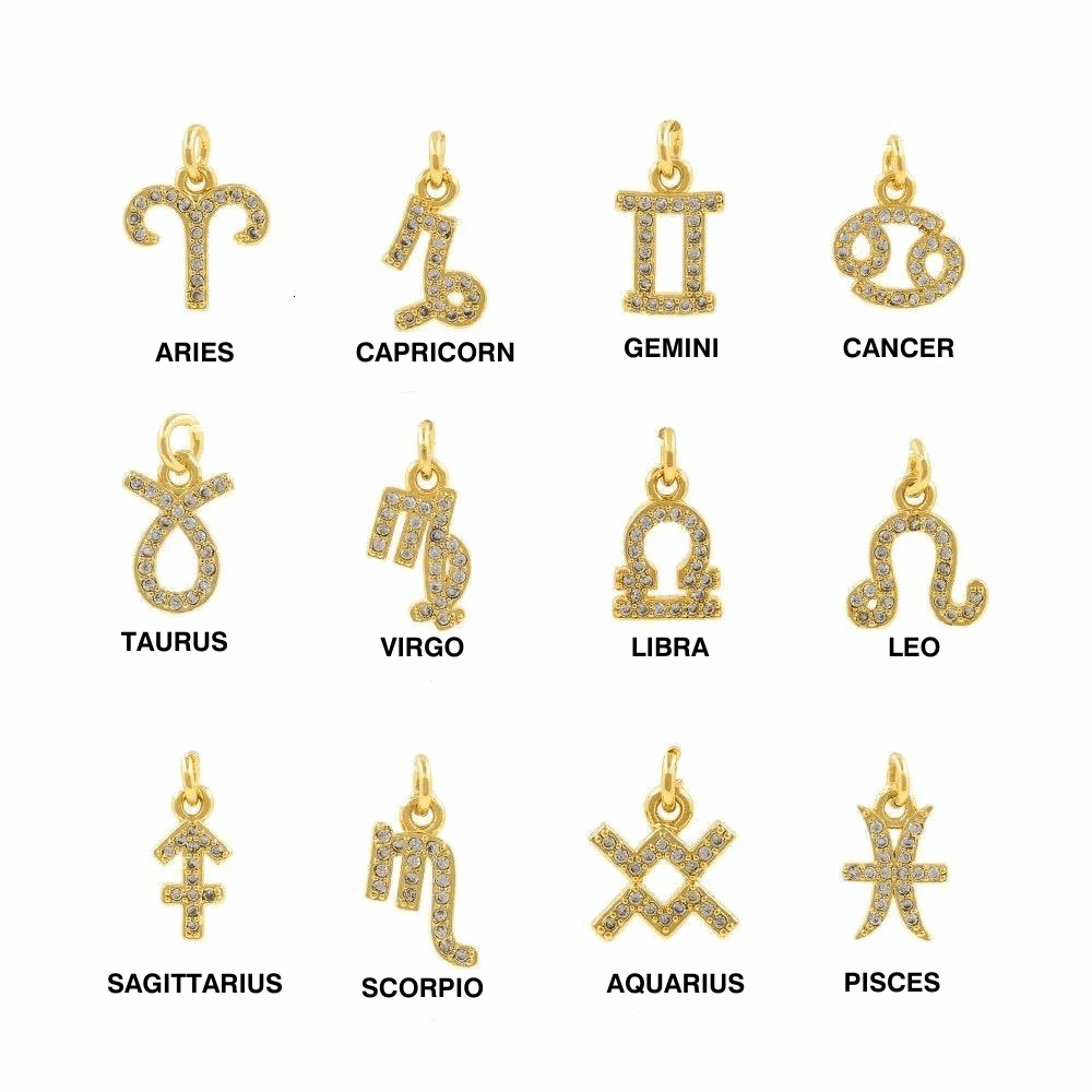 18K Gold-Plated Giselle Zodiac Necklace