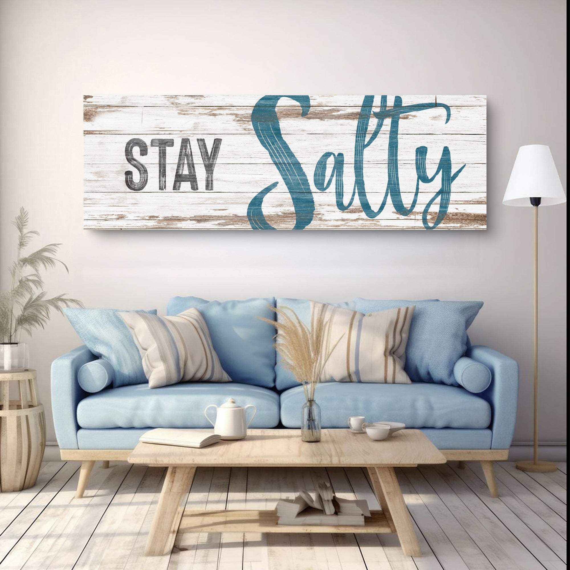 Stay Salty Coastal Sign VIII - Tailored Canvases - Flyclothing LLC
