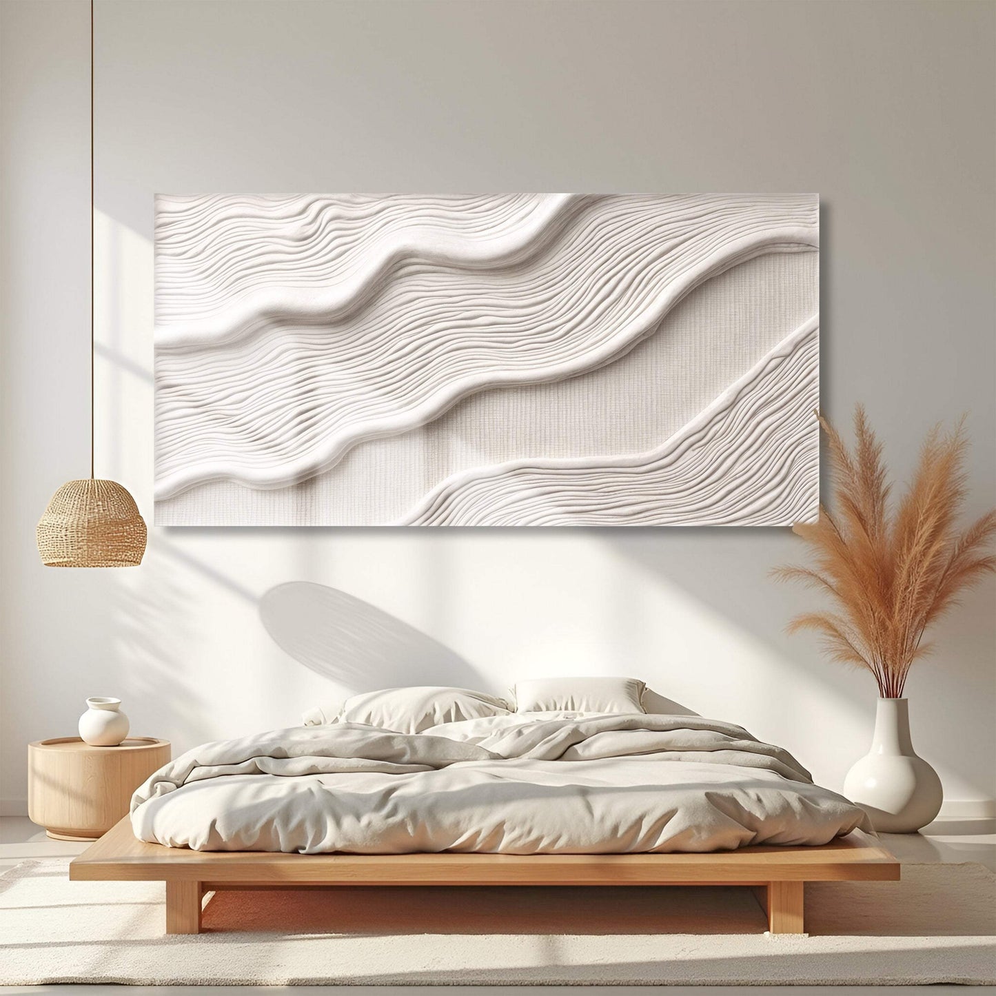 Ivory Abstract Wall Art II - Tailored Canvases - Flyclothing LLC