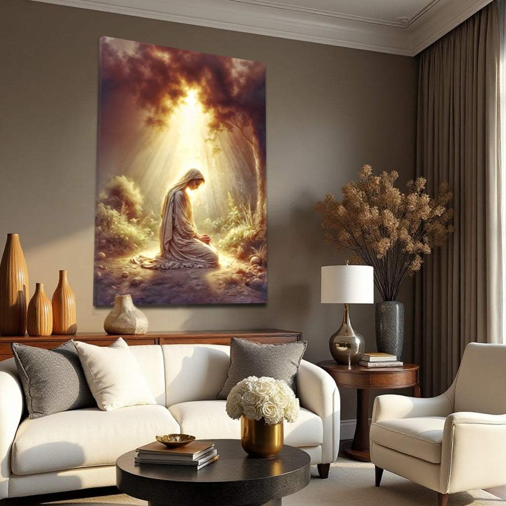 Mary Praying Faith Wall Art - Tailored Canvases - Flyclothing LLC