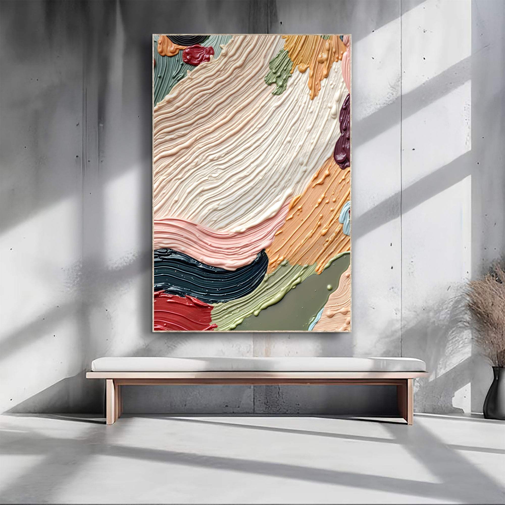 Colorful Abstract Wall Art - Tailored Canvases - Flyclothing LLC