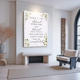 Blessed Is She Who Has Believed - Luke 1:45 Faith Wall Art II - Tailored Canvases - Flyclothing LLC