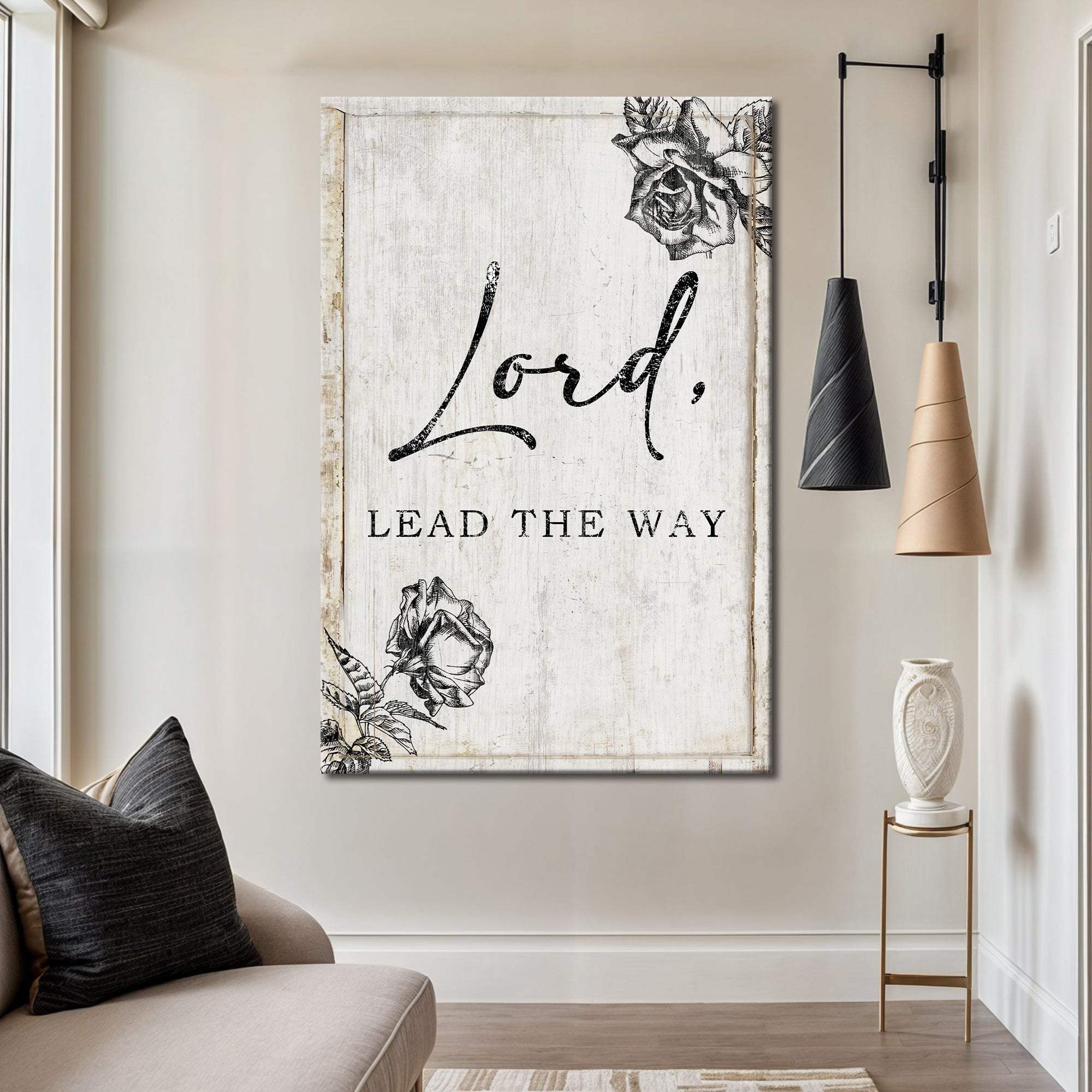 Lord Lead The Way Faith Sign - Tailored Canvases - Flyclothing LLC