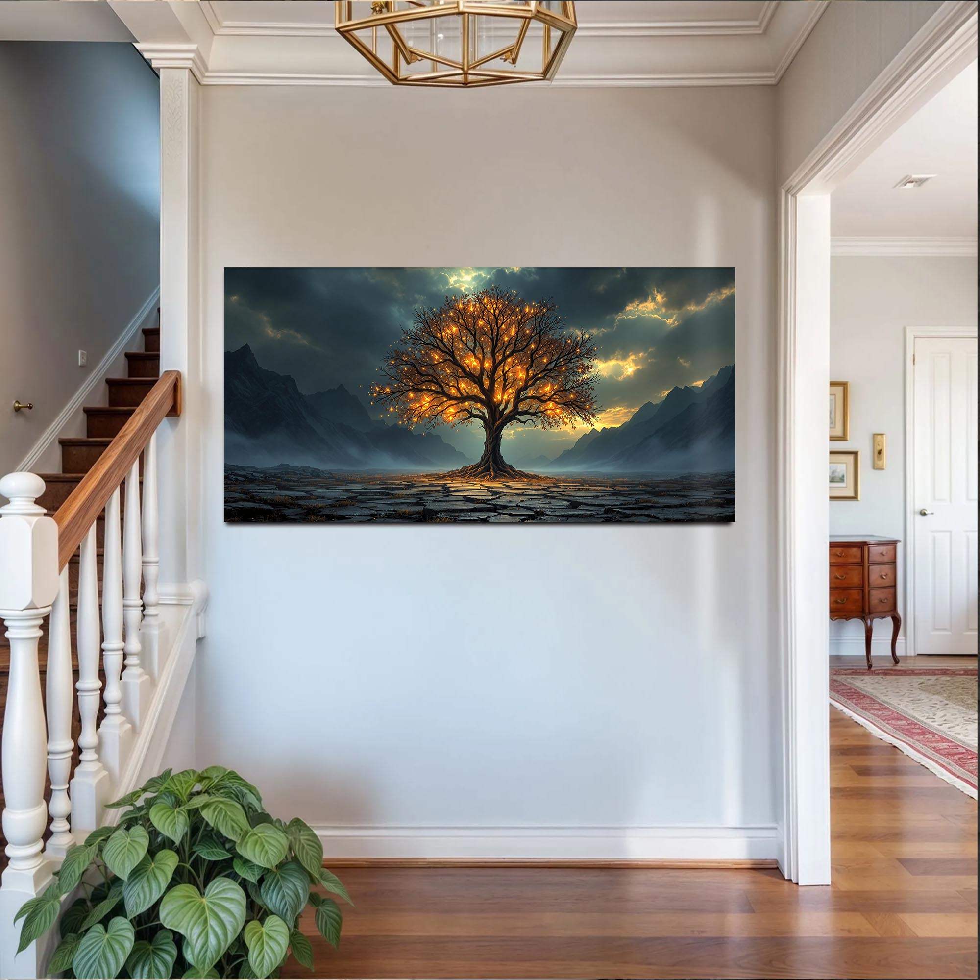 Burning Bush - Faith Wall Art XI - Tailored Canvases - Flyclothing LLC