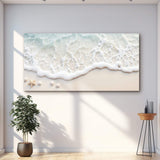 Serene Ocean Wave Coastal Wall Art X - Tailored Canvases - Flyclothing LLC