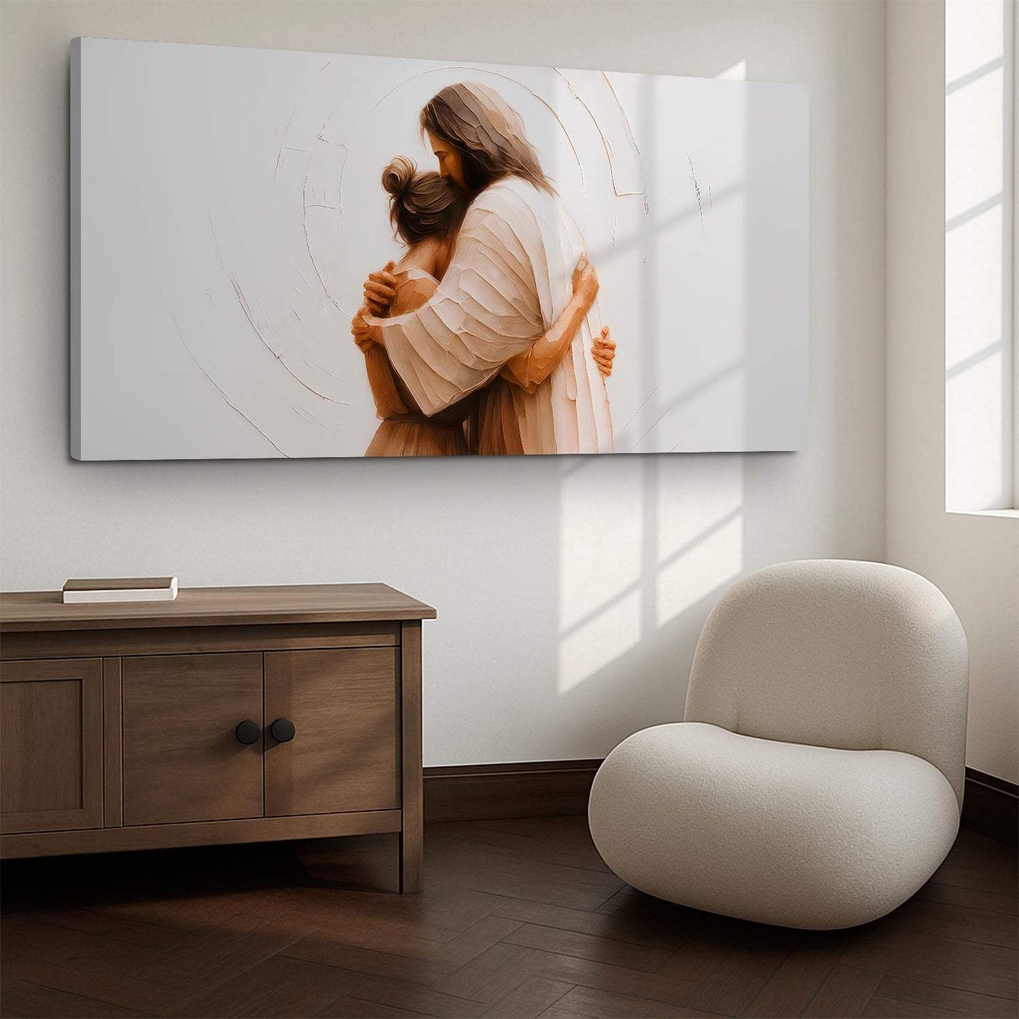 Divine Embrace of Grace Faith Wall Art II - Tailored Canvases - Flyclothing LLC