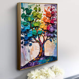Rainbow Tree Abstract Wall Art - Tailored Canvases - Flyclothing LLC
