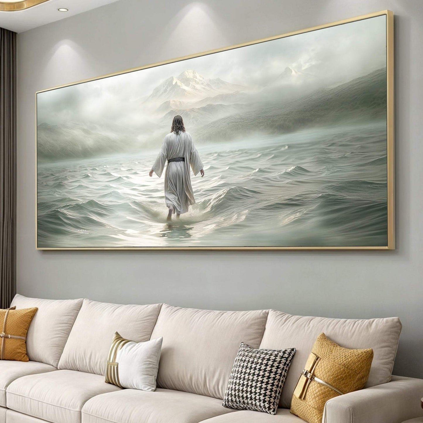 Walking on Water - Faith Wall Art VIII - Tailored Canvases - Flyclothing LLC