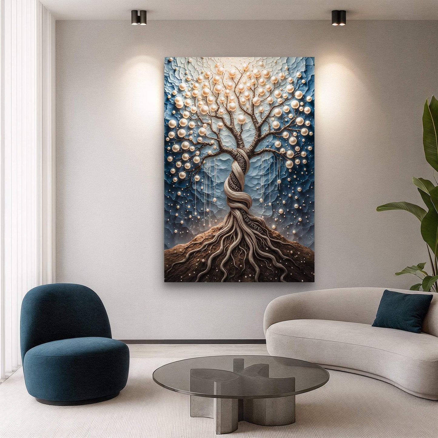 The Pearl Tree Wall Art - Tailored Canvases - Flyclothing LLC