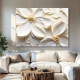 3D Minimalist Flower Wall Art II - Tailored Canvases - Flyclothing LLC