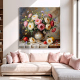 Summer Bloom Vase Wall Art - Tailored Canvases - Flyclothing LLC