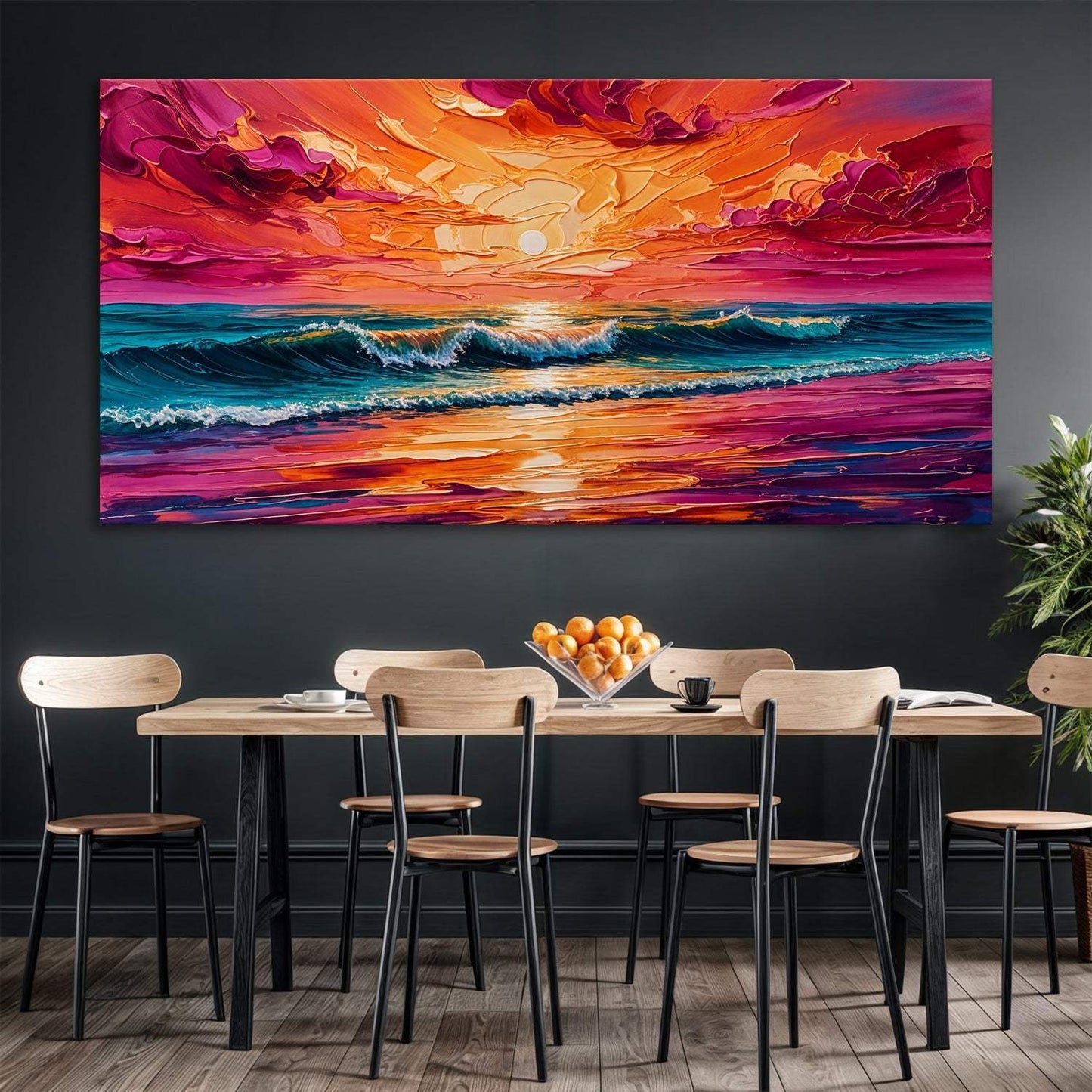 Coastal Sunset Wall Art - Tailored Canvases - Flyclothing LLC