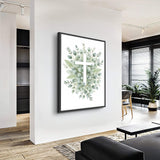 Minimalist Cross Faith Wall Art - Tailored Canvases - Flyclothing LLC