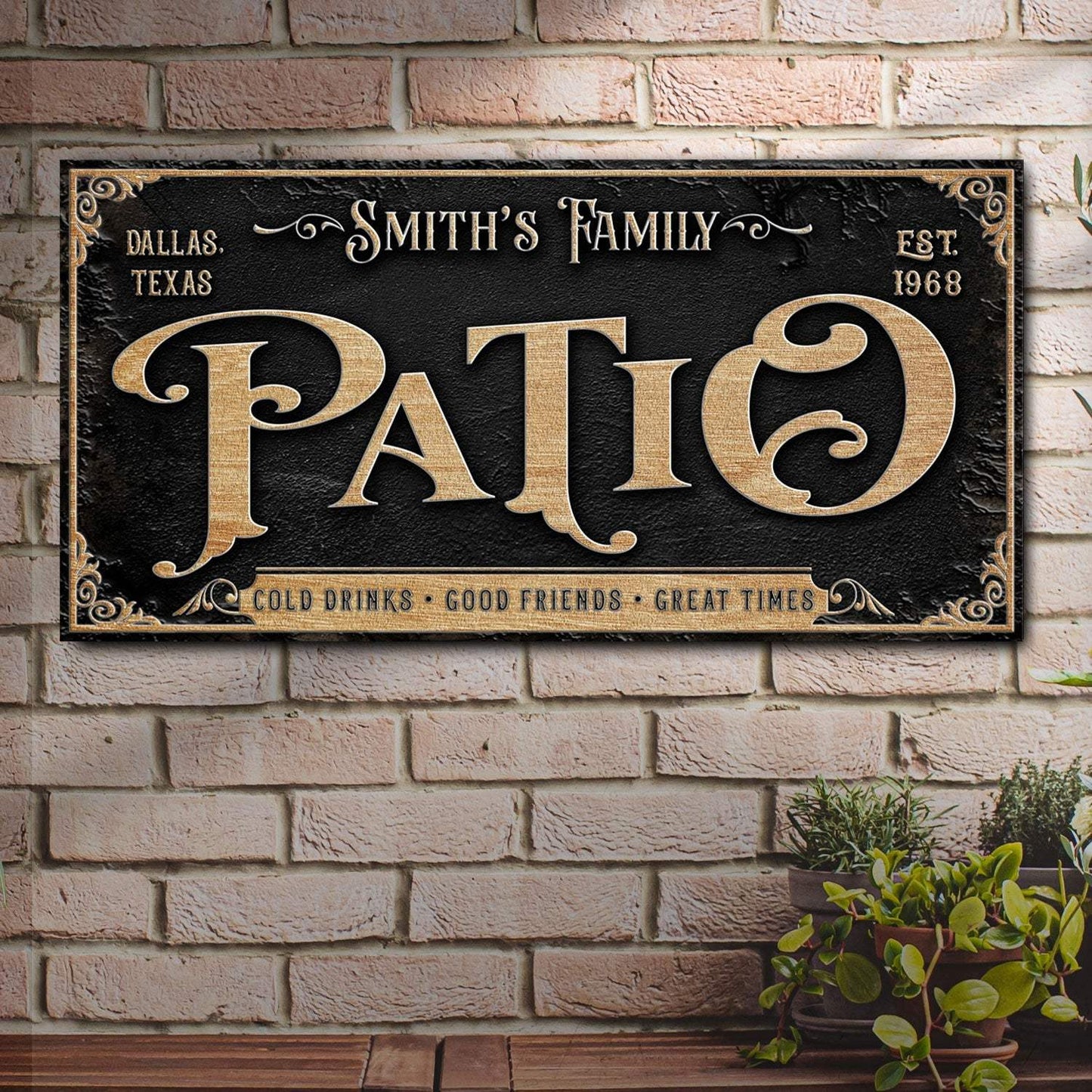 Personalized Patio Sign II - Tailored Canvases - Flyclothing LLC