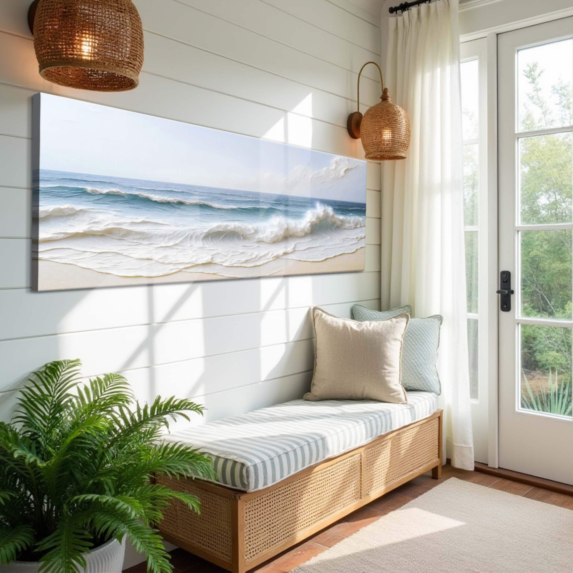 Ocean Wave Seascape Wall Art - Tailored Canvases - Flyclothing LLC