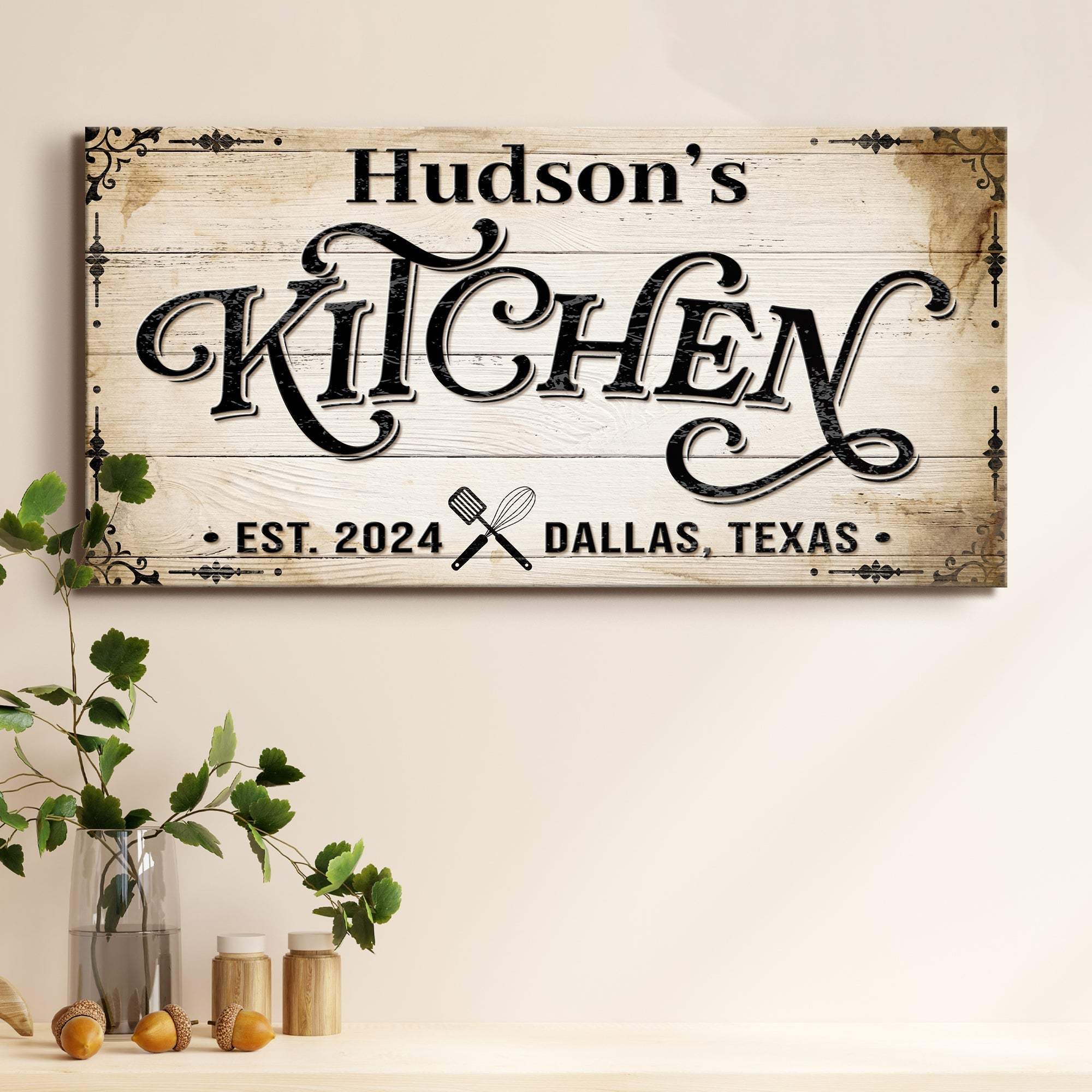 Kitchen Sign XI - Tailored Canvases - Flyclothing LLC