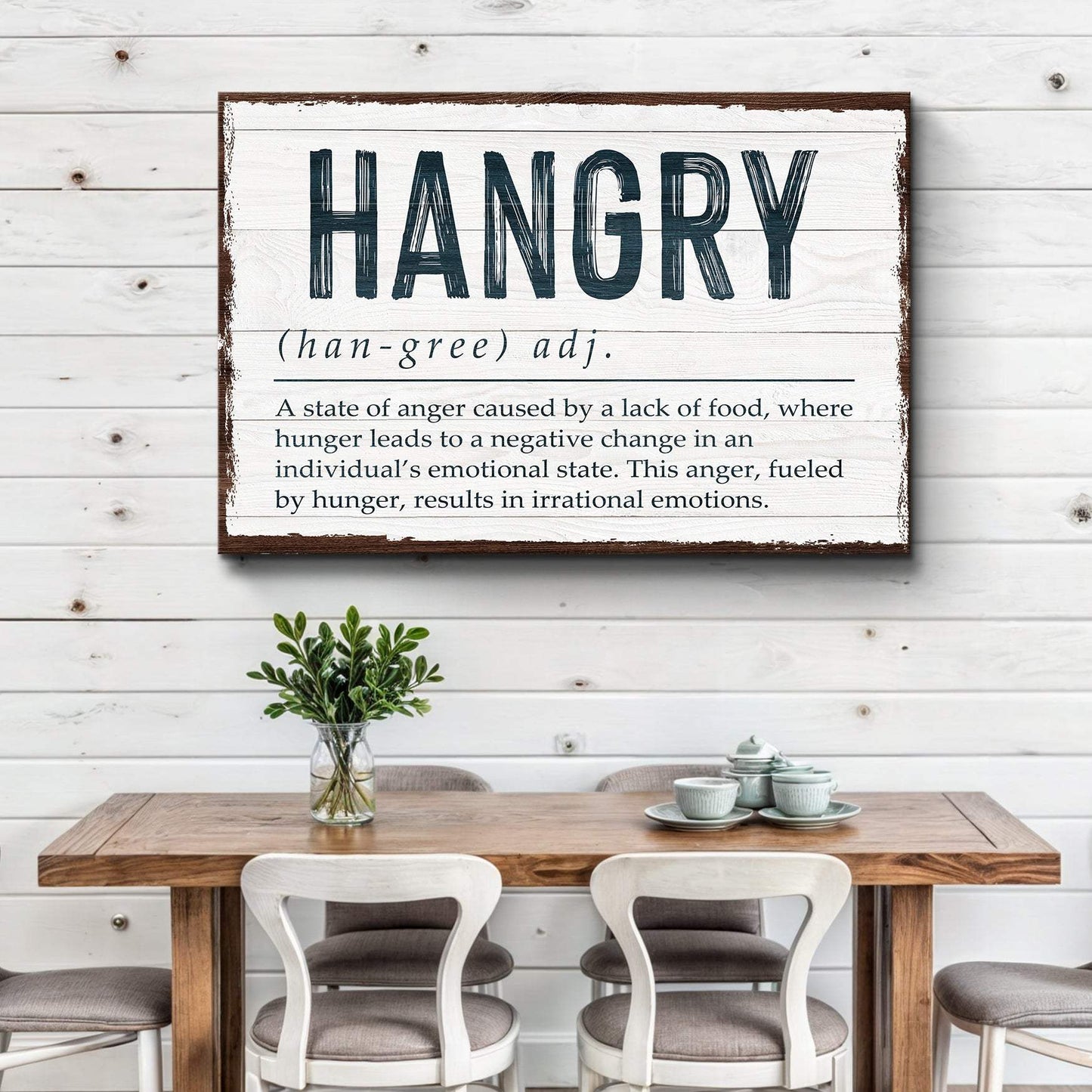 Hangry Kitchen Sign II - Tailored Canvases - Flyclothing LLC