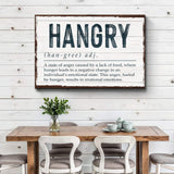 Hangry Kitchen Sign II - Tailored Canvases - Flyclothing LLC