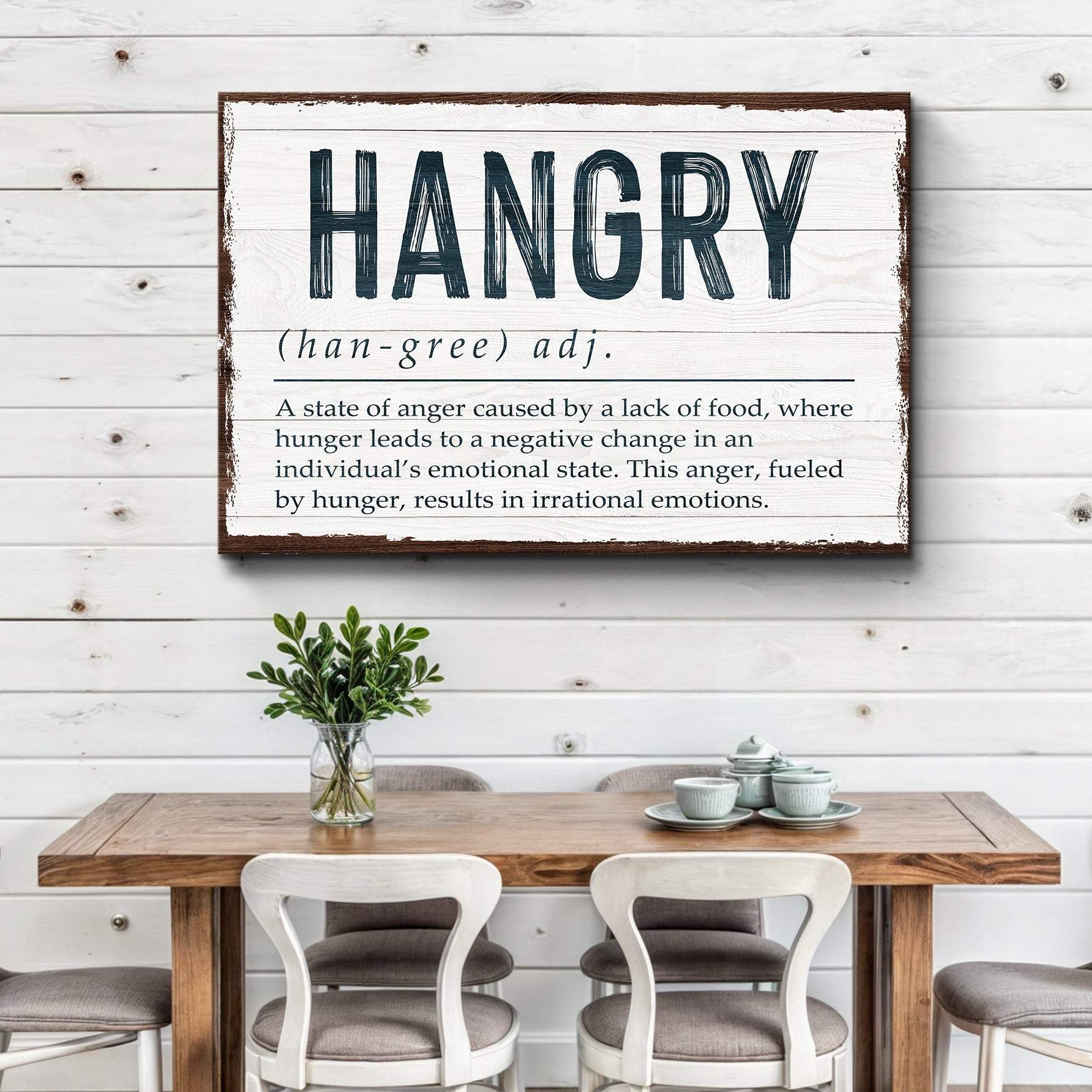 Hangry Kitchen Sign II - Tailored Canvases - Flyclothing LLC