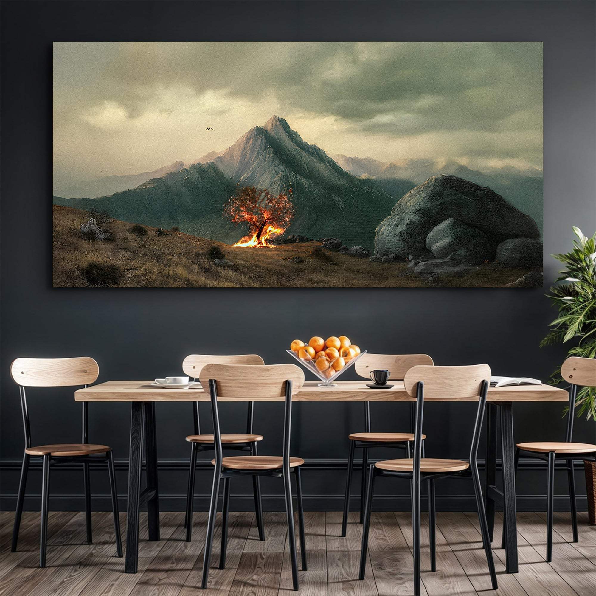 Burning Bush - Faith Wall Art IV - Tailored Canvases - Flyclothing LLC