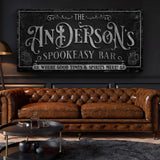 Personalized Spookeasy Bar Sign - Tailored Canvases - Flyclothing LLC