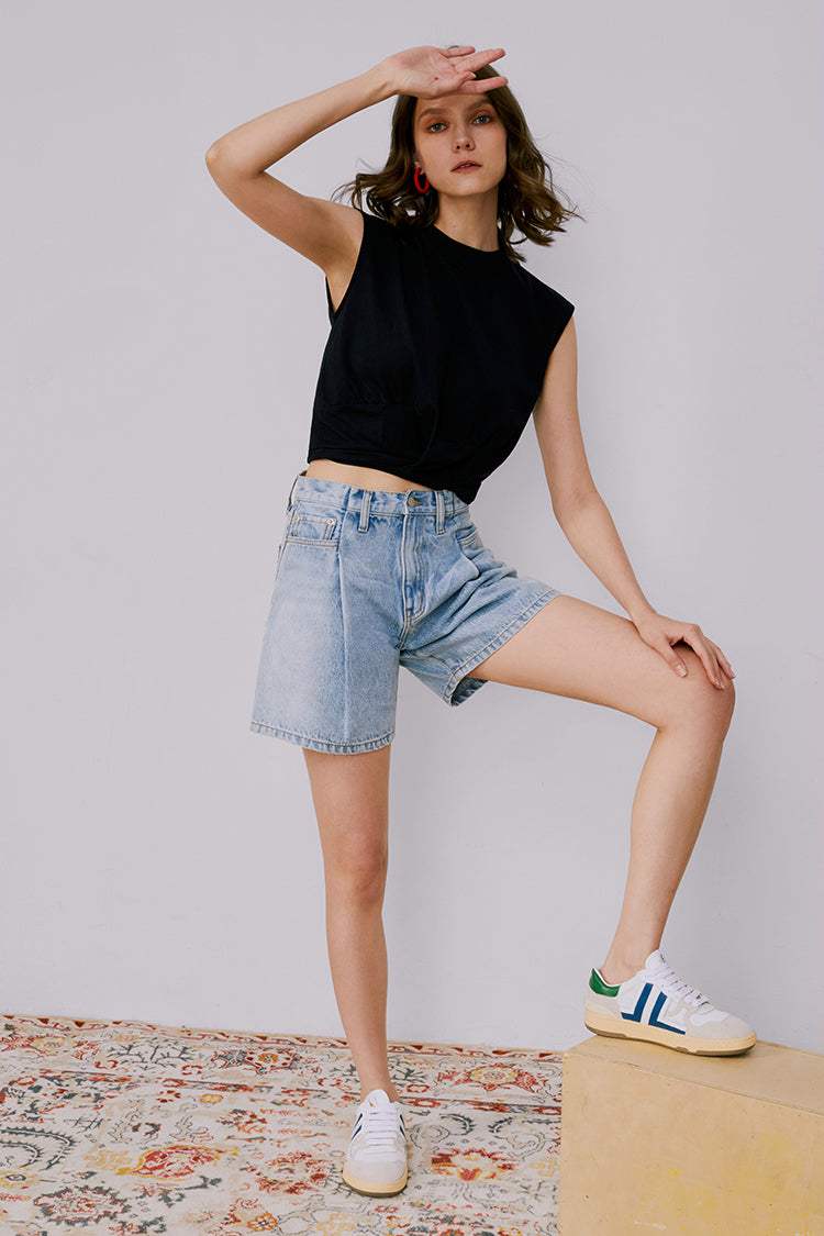 The Pleated Fun Short HJ117 - Hey Joanie - Flyclothing LLC