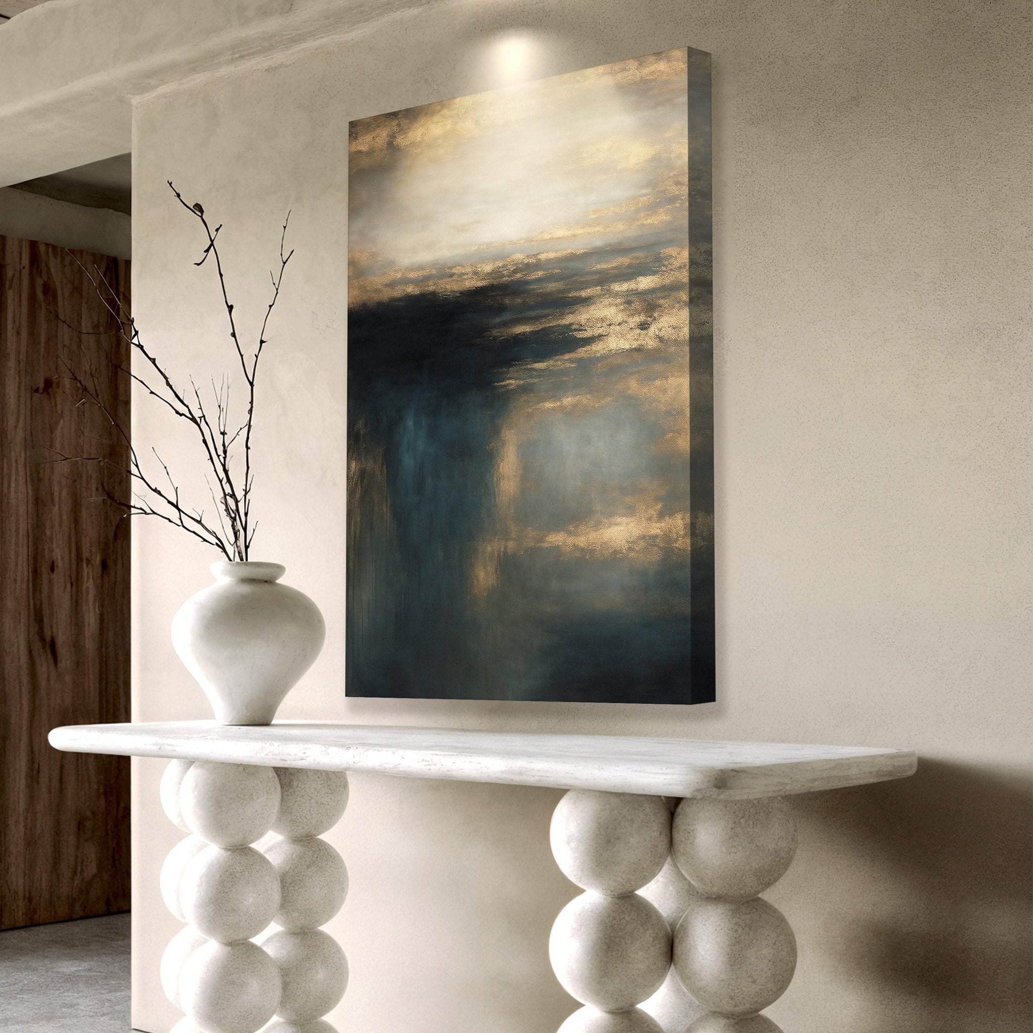 Cloudscape Glimmer Wall Art - Tailored Canvases - Flyclothing LLC
