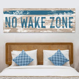 No Wake Zone Sign XIV - Tailored Canvases - Flyclothing LLC